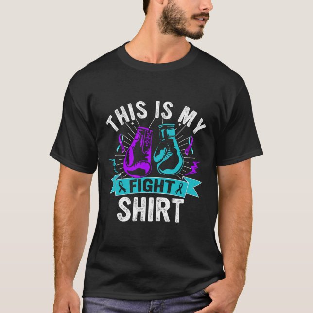 This Is My Fight Shirt Suicide Prevention Fighter  (Front)