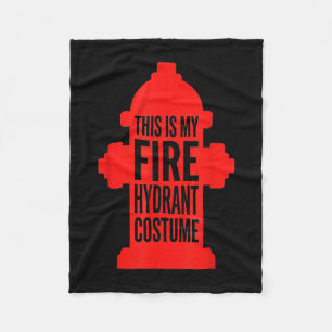 This is my fire hydrant costume funny halloween fleece blanket