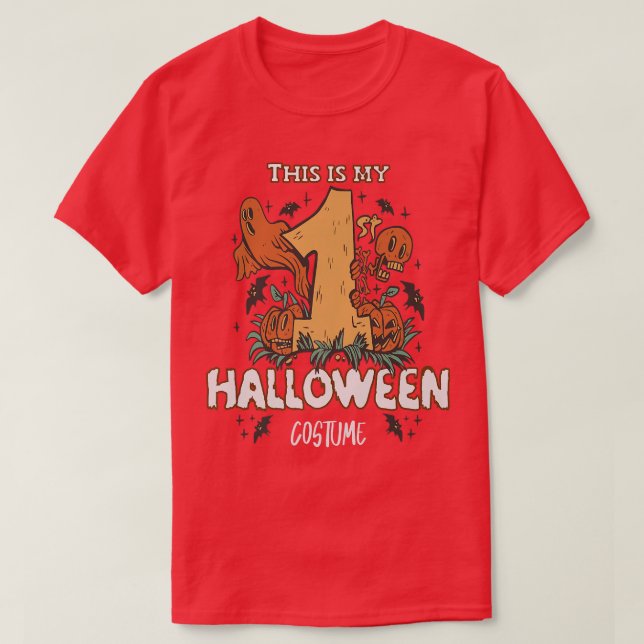 This Is My First Halloween Costume 275 T-Shirt (Design Front)