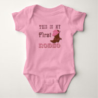 This is my first rodeo girl baby tutu
