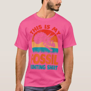 This Is My Fossil Hunting Skeleton Funny Fossil H T-Shirt