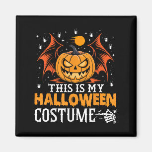 This Is My Funny Pumpkin Halloween Costume Magnet