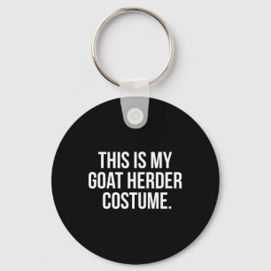 This Is My Goat Herder Costume Funny Halloween Key Ring