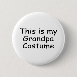 This Is My Grandpa Costume 6 Cm Round Badge