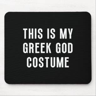 This Is My Greek God Halloween Costume Funny Easy Mouse Pad