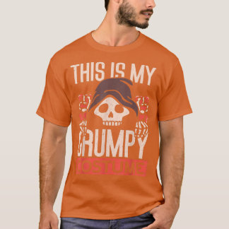 This Is My Grumpy Costume Halloween Apparel Funny  T-Shirt