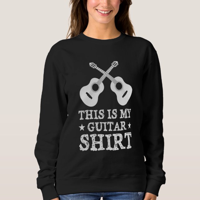 This Is My Guitar Shirt Guitarist Guitars Musician (Front)