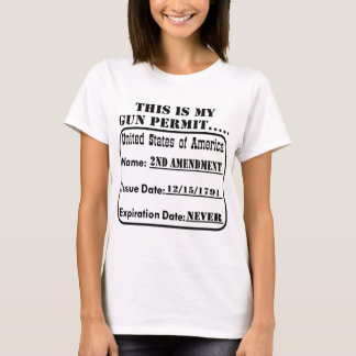 This Is My Gun Permit T-Shirt