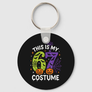 This Is My Halloween 67 Costume Funny 67 Halloween Key Ring
