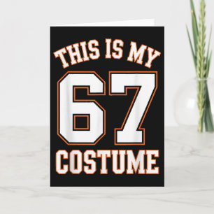 This Is My Halloween 67 Costume Halloween Card