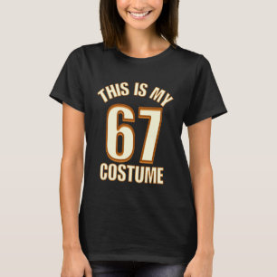 This is My Halloween 67 Costume Lazy Brainrot Meme T-Shirt