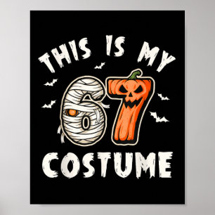 This Is My Halloween 67 Costume Number 6 7 Meme  Poster