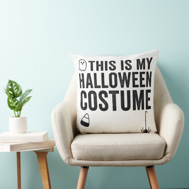 This Is My Halloween Costume Funny Ghost Spider Cushion (Chair)