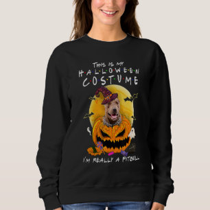 This Is My Halloween Costume I'm Really A Pitbull  Sweatshirt