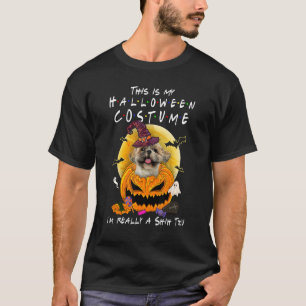 This Is My Halloween Costume Im Really A Shih Tzu  T-Shirt