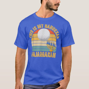 This is My Hanukkah Pajama Funny Golf Player Golfe T-Shirt