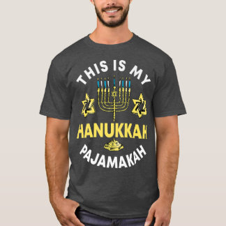 This Is My Hanukkah Pajamakah, Chanukah Pajama Pre T-Shirt