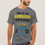This Is My Hanukkah Pajamakah Menorah Chanukah Xma T-Shirt<br><div class="desc">This Is My Hanukkah Pajamakah Menorah Chanukah Xmas Pajamas T-Shirt.</div>