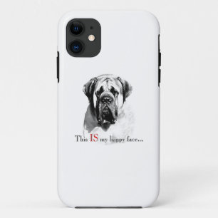 This is my happy face Bullmastiff Case-Mate iPhone Case