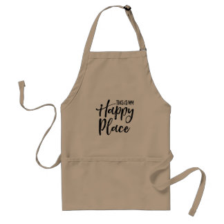 This is my happy place standard apron