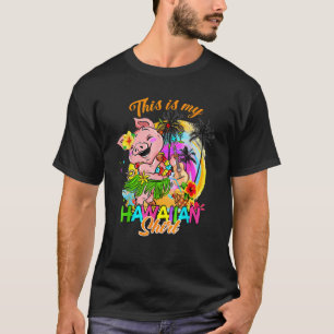 This Is My Hawaiian Cute Funny Pig Summer T-Shirt