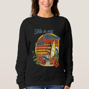 This is my Hawaiian design for Beach Summer Women Sweatshirt