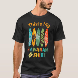 This Is My Hawaiian Luau.Aloha Hawaii Beach Pineap T-Shirt