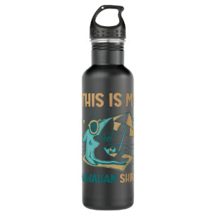 This is my Hawaiian shirt Shark Family Holiday  710 Ml Water Bottle