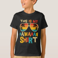 This Is My Hawaiian Shirt Tropical Luau Costume Pa