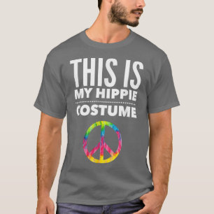 This is my Hippie Costume Funny Halloween Party Id T-Shirt