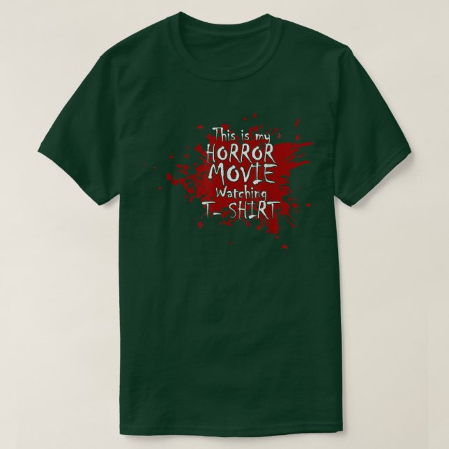 This is my horror movie watching shirt family movi (Design Front)
