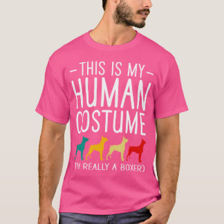 This Is My Human Boxer Dog T-Shirt