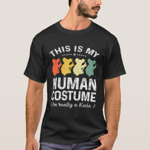 This Is My Human Costume Funny Koala Animal Lover T-Shirt