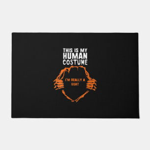 This Is My Human Costume Goat Gift Doormat