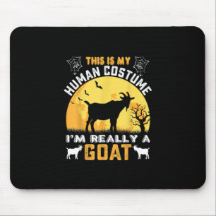 This Is My Human Costume Goat Gift Mouse Pad