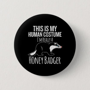 This Is My Human Costume Halloween Costume 6 Cm Round Badge