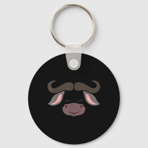 This Is My Human Costume Im A Buffalo Ox Halloween Key Ring