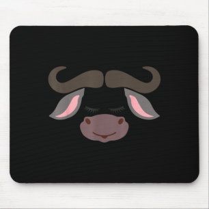 This Is My Human Costume Im A Buffalo Ox Halloween Mouse Pad