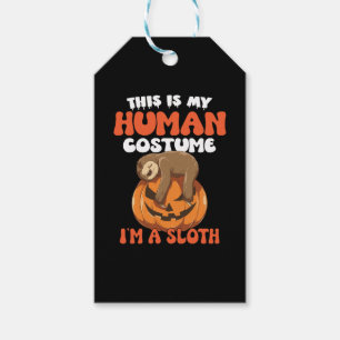 This Is My Human Costume I'm A Sloth Gift Tags