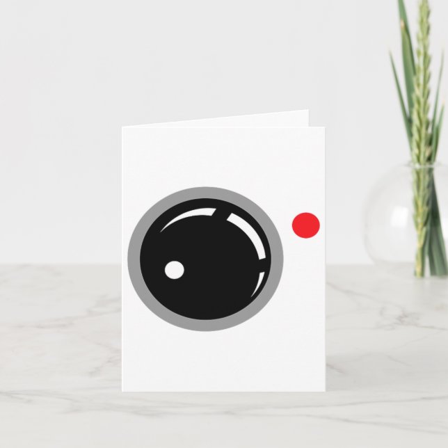 This Is My Human Costume I'm Really A Camera Lens  Card (Front)