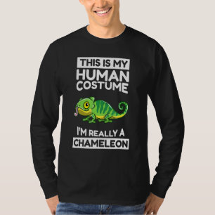 This Is My Human Costume I'm Really A Chameleon T-Shirt