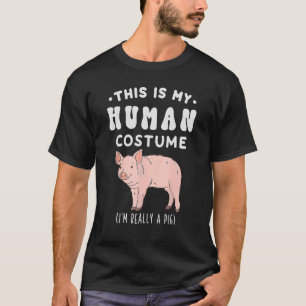 This Is My Human Costume I'm Really A Guinea Pig H T-Shirt