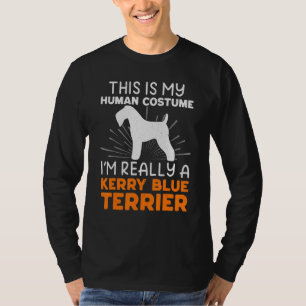 This Is My Human Costume I'm Really A Kerry Blue T T-Shirt