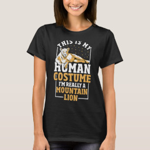 This Is My Human Costume I'm Really A Mountain Lio T-Shirt