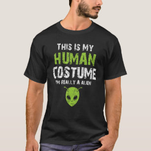 This is My Human Costume I'm Really An Alien Mens T-Shirt