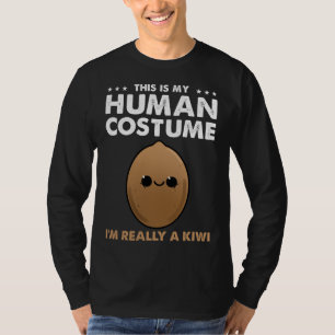 This Is My Human Costume Kiwi Fruit Halloween T-Shirt