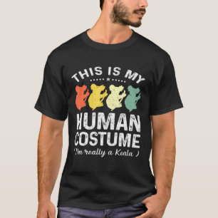 This Is My Human Costume  Koala Animal Halloween T-Shirt