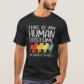 This Is My Human Costume Pug Lover Pet T-Shirt