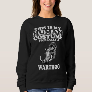 This Is My Human I M Really A Whog Costume Sweatshirt