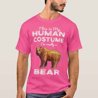 This Is My Human Kawaii Animal Bear Cosplay T-Shirt
